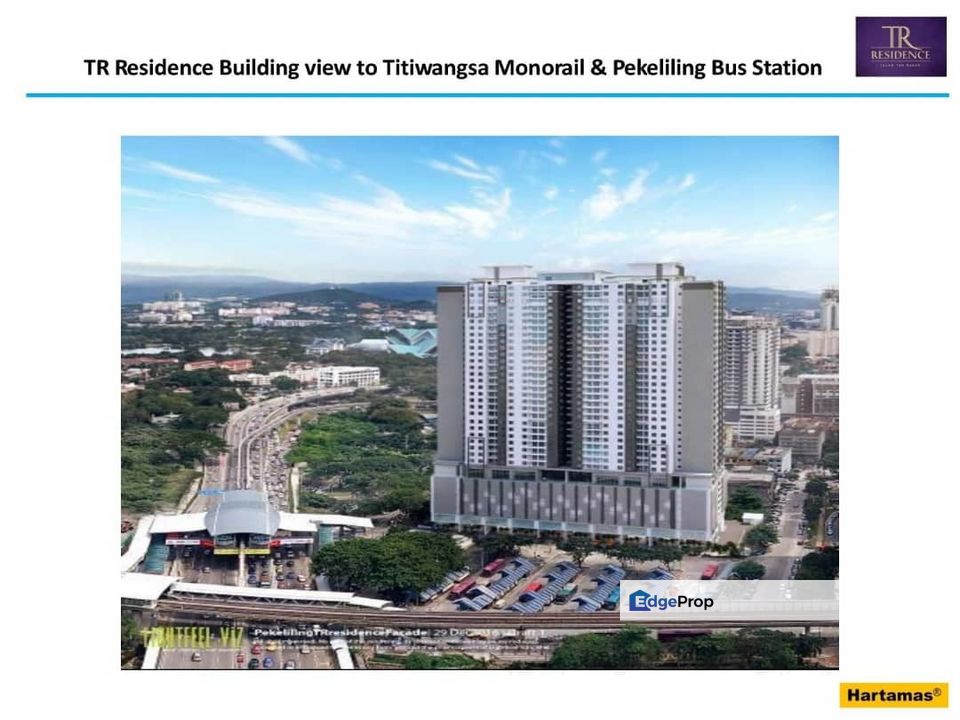 TR RESIDENCE @ TITIWANGSA, JALAN TUN RAZAK, KL, Kuala Lumpur, Titiwangsa 