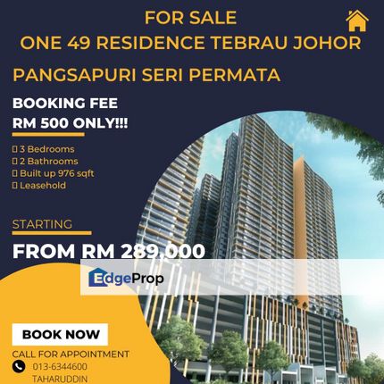 NEW SERVICE APARTMENT, TEBRAU JOHOR, Johor, Johor Bahru