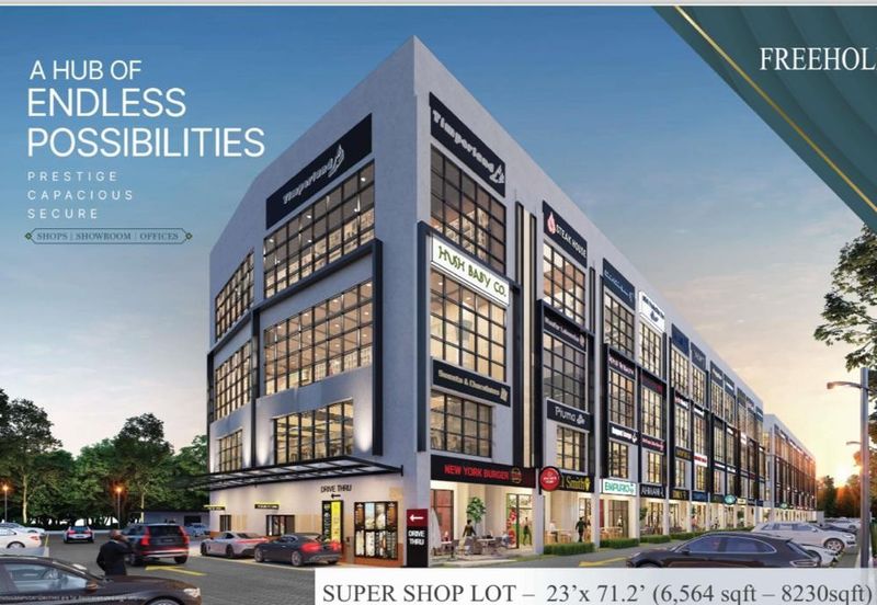 CG New Town 4 Storey Shoplot