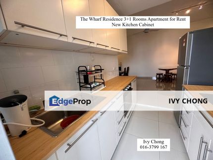 The Wharf Residence 3 Rooms Apartment for Rent. New Kitchen Cabinet, Selangor, Puchong