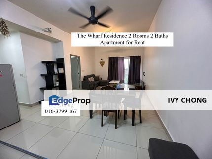 The Wharf Residence 2 Rooms 2 Baths Apartment for Rent. Well-Maintained & Un-Blocked View, Selangor, Puchong