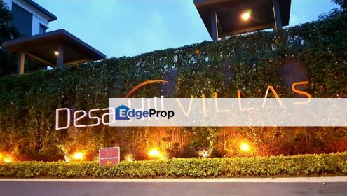 3 Storey Desa Hill Villas for Sales, Kuala Lumpur, Desa Petaling