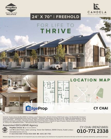 CHERAS NEW Landed FREEHOLD (Gated & Guarded) Kuala Lumpur , Selangor, Cheras
