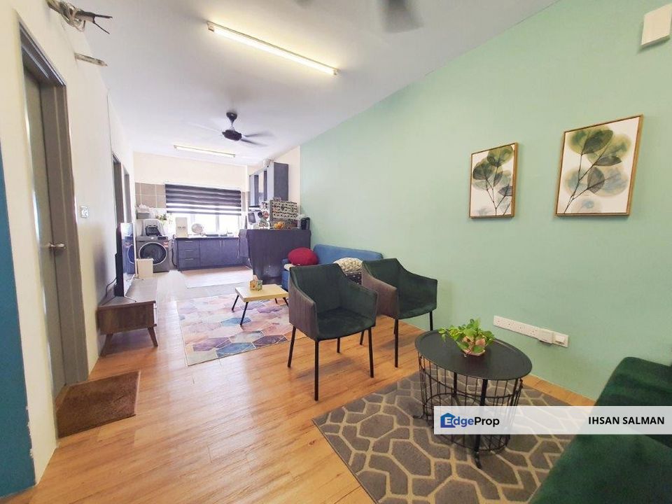 Renovated Facing Open Kitchen Cabinet Townhouse Simfoni Perdana LBS Alam Perdana Puncak Alam For Rent, Selangor, Bandar Puncak Alam