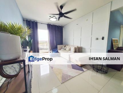 Cantik Partly furnished End unit Sentrovue Serviced Apartment Puncak Alam For Sale, Selangor, Bandar Puncak Alam
