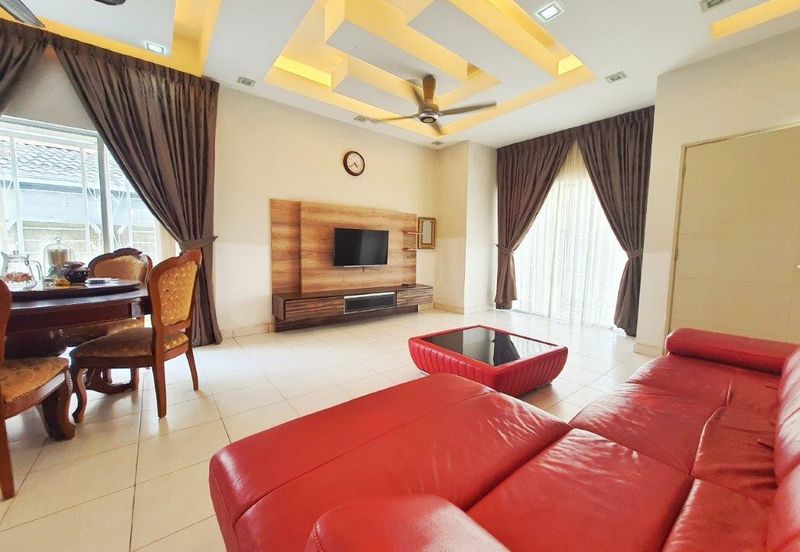 Full Furnished End Lot Guarded Double Storey Terrace Alam Suria Bandar Puncak Alam