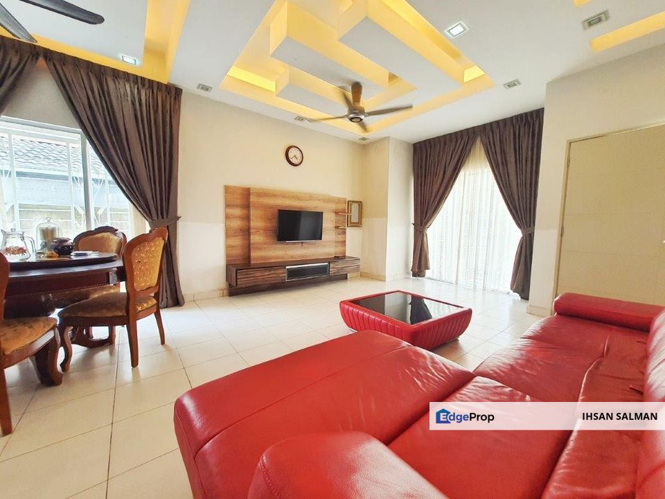 Full Furnished End Lot Guarded Double Storey Terrace Alam Suria Bandar Puncak Alam, Selangor, Bandar Puncak Alam