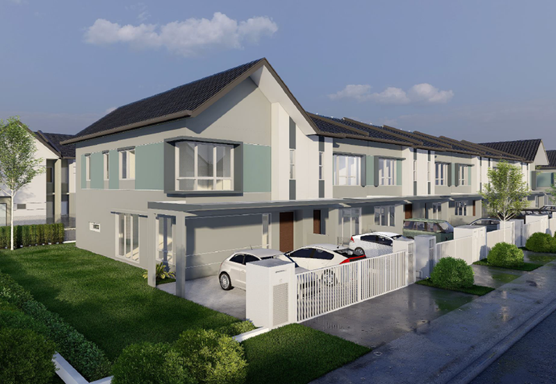 BOOKING RM 1000 FREE LEGAL FEES AND MOT NEW HOUSE Double Storey Terrace House Puncak Alam For Sale