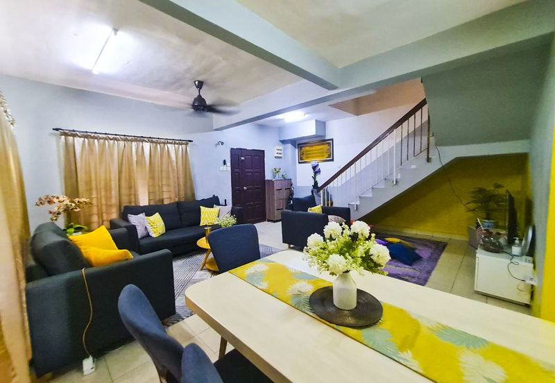 Cheapest Corner Lot Facing Open Below MV Double Storey Terrace House Jalan Nova Subang Bestari Shah Alam For Sale