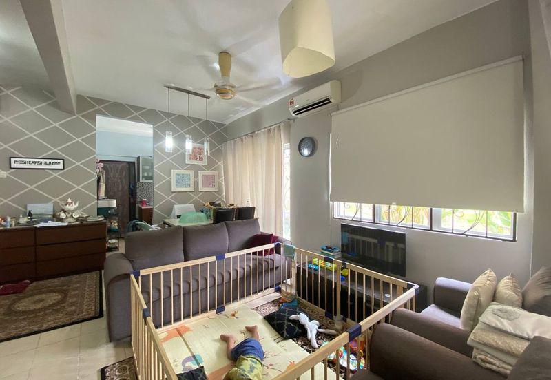 RENOVATED JALAN KAKI KE MASJID Double Storey Semi D Cluster Lavender Ville Puncak Alam For Sale