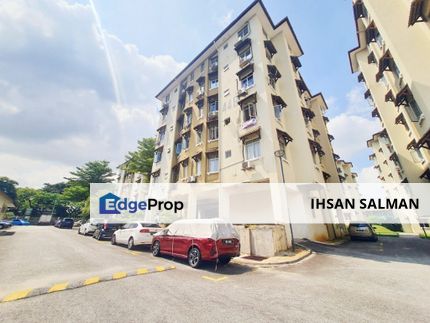 FREEHOLD TENANTED FACING MAIN ROAD Pangsapuri Seri Ixora Seksyen 27 Shah Alam For Sale, Selangor, Shah Alam