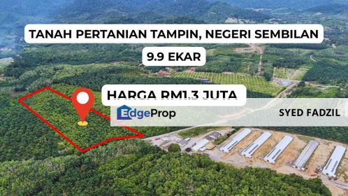 TANAH PERTANIAN TAMPIN, NEGERI SEMBILAN (9.9 EKAR), Negeri Sembilan, Tampin
