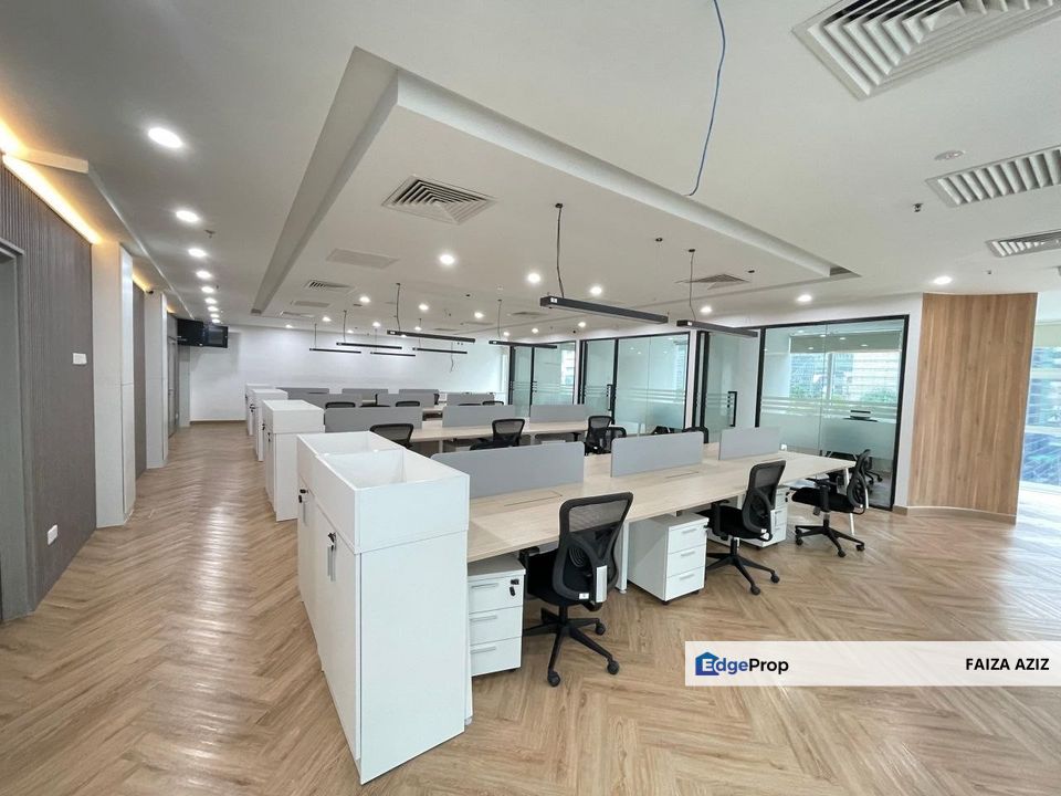 Office Space with Fitted (Fully Furnished) Modern Design Office In Jalan Bukit Bintang Near Pavilion , Kuala Lumpur, Bukit Bintang