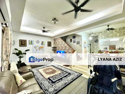 Alam Budiman U10 Double Storey Plaster ceiling Semi Furnished, Selangor, Shah Alam