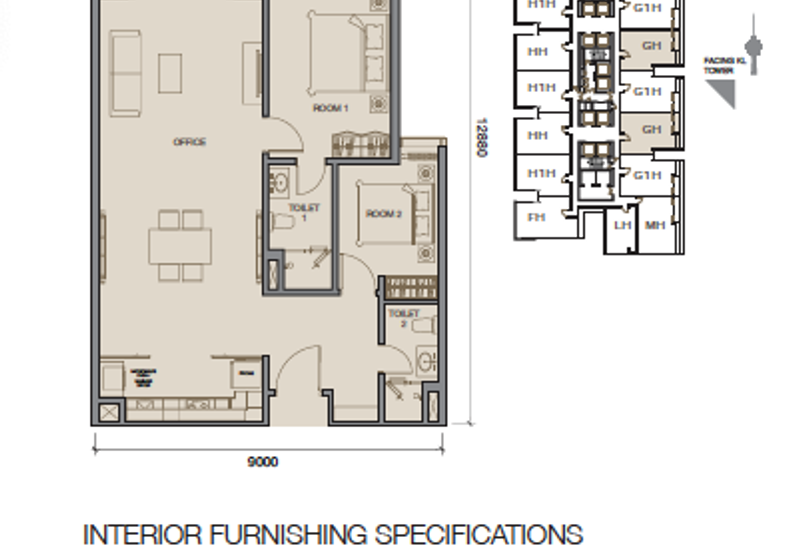 Victory Suites (The Face 2), KLCC