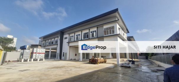 Permas City, Masai, Johor, New Unit Double Storey Warehouse Factory (Two units Semi D Combined), Johor, Masai