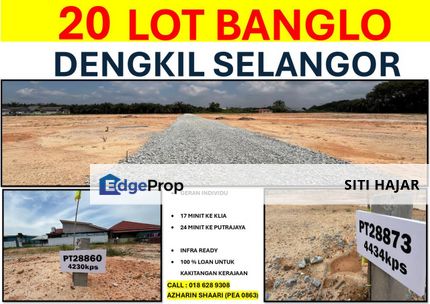 Bukit Changgang,  Kuala Langat,  Selangor,  Bungalow Lot For Sale, Selangor, Kuala Langat