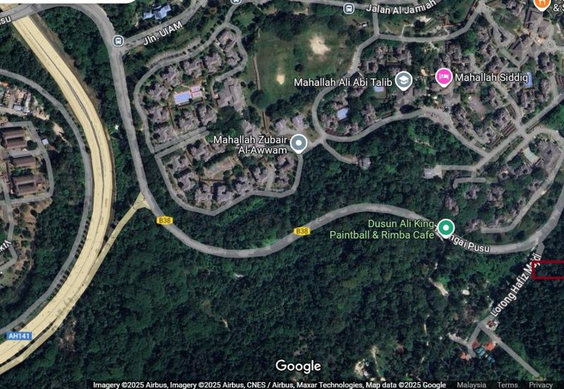 FREEHOLD Residential Land, Malay Reserved  Jalan Sungai Pusu, Gombak