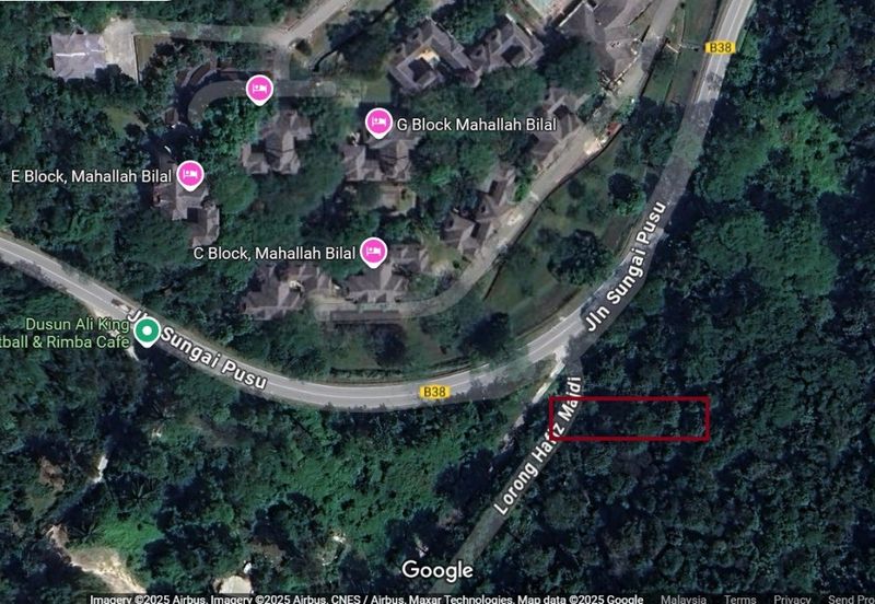 FREEHOLD Residential Land, Malay Reserved  Jalan Sungai Pusu, Gombak