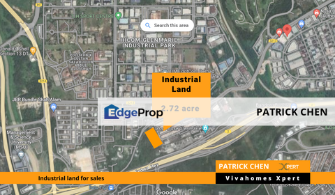 FREEHOLD Industrial Land Temasya Glenmarie, Subang Petaling Jaya, Selangor, Glenmarie