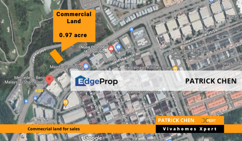 FREEHOLD Commercial Land opposite Madza 3s central, Temasya Glenmarie Shah Alam, Subang , Selangor, Shah Alam