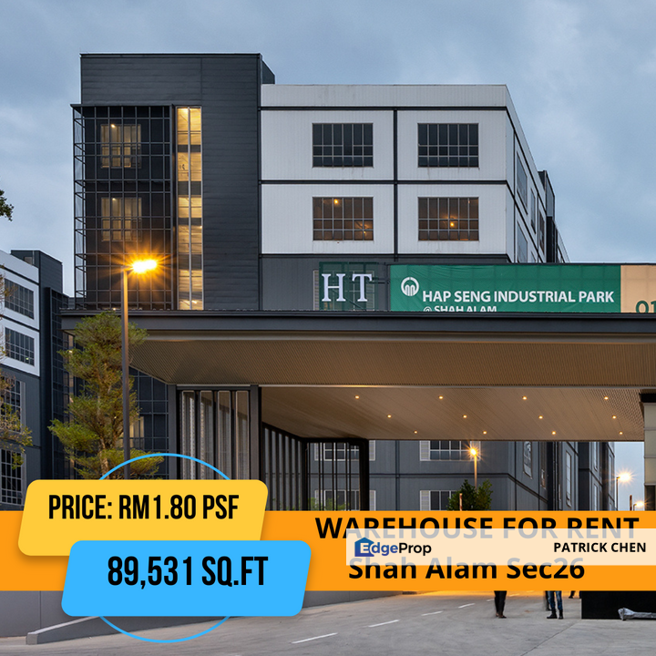 Warehouse @ Shah Alam Section 23, Hap Seng Business Park HICOM, Selangor, Shah Alam