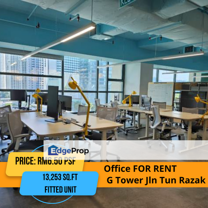 Fully Furnished Office @ G tower Jalan Tun Razak KLCC, KL City Kuala Lumpur , Kuala Lumpur, KLCC