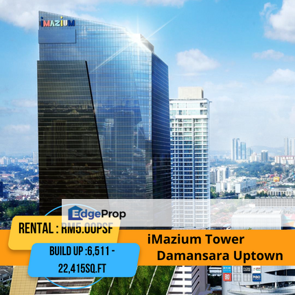 MSC Office for rent @ imazium Damansara Uptown, Damansara Utama Petaling Jaya, Selangor, Damansara Utama