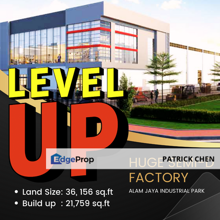 Huge Semi-D Factory / warehouse  @ Alam Jaya, Sungai Buloh Puncak Alam , Selangor, Petaling Jaya