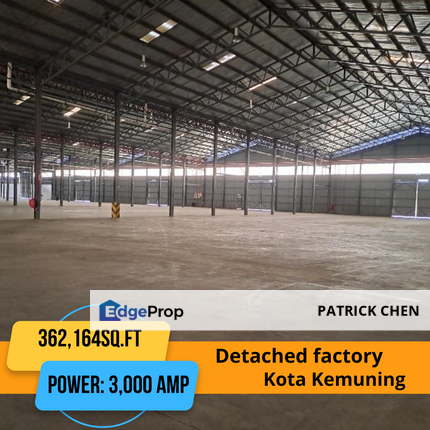 Warehouse with 3,000amp Power, Kota Kemuning Shah Alam , Selangor, Shah Alam