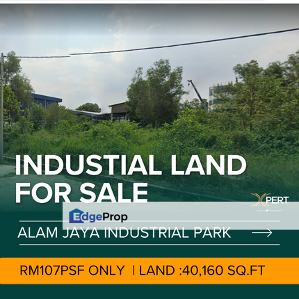 Industrial Land for Sales @ Alam Jaya Industrial Park, Next to Eco Business Park 5, Selangor, Petaling Jaya