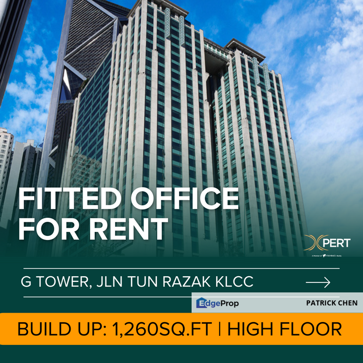 fitted Office for rent @ KLCC G tower, Jalan Tun Razak off Jalan Ampang, Kuala Lumpur, KLCC