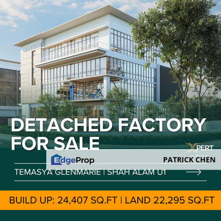 Detached Factory at Temasya Glenmarie, Shah Alam U1, Easy Access to Ara Damansara & Subang, Selangor, Glenmarie