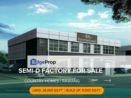 NEW Huge Semi-D Factory, Bandar Country Homes Rawang, Selangor, Rawang