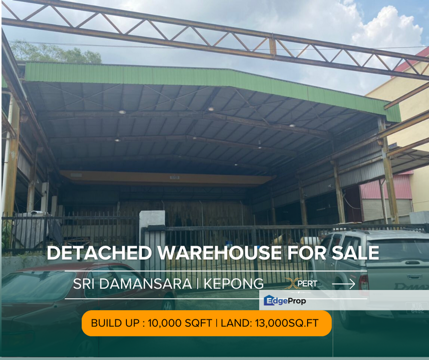 Freehold Detached Factory, Bandar Sri Damansara, Kepong Taman Ehsan 