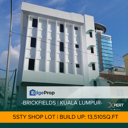 5sty Shop Office / Hotel / Building, Brickfields Kuala Lumpur, Kuala Lumpur, Brickfields