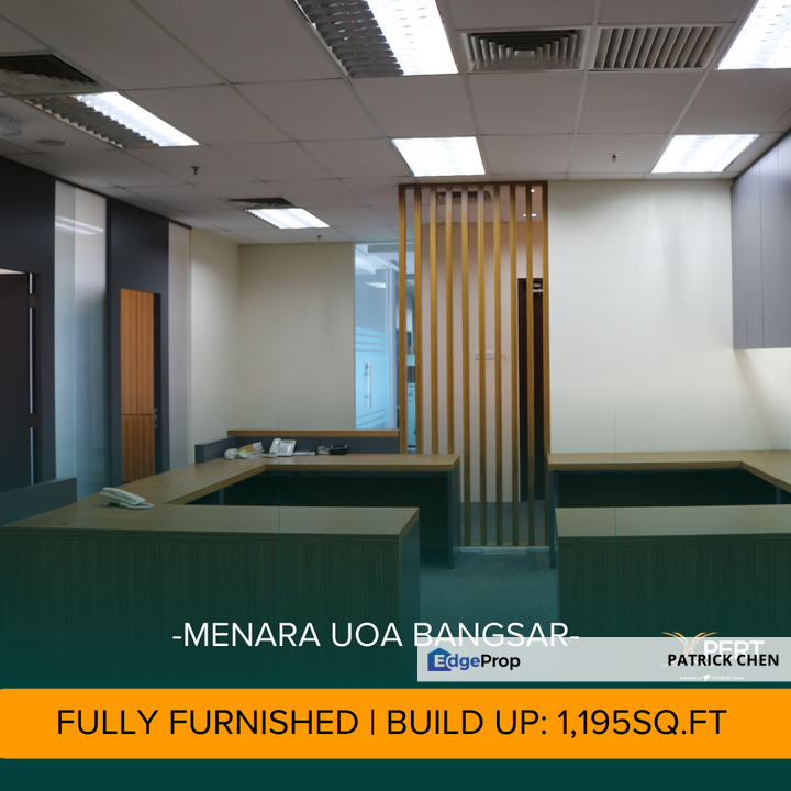 Higher Floor Fully Fitted Office for Rent @ Menara UOA Bangsar, Kuala Lumpur , Kuala Lumpur, Bangsar