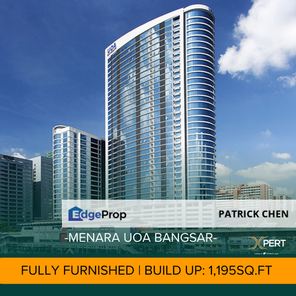 Higher Floor Fully Fitted Office for Rent @ Menara UOA Bangsar, Kuala Lumpur , Kuala Lumpur, Bangsar