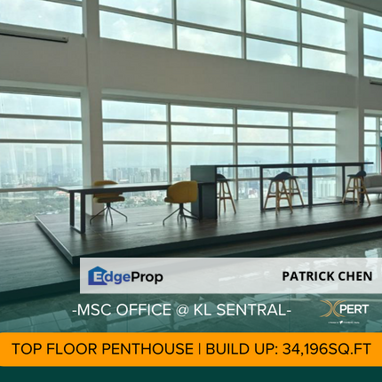 TOP floor Penthouses Office @ Q Sentral -  AAA GRADE PRIME OFFICE， KL Sentral, Kuala Lumpur , Kuala Lumpur, KL Sentral