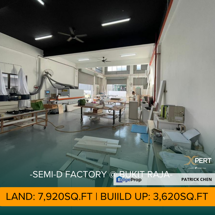 🏭 Semi-D Factory for Sale @ Bukit Raja Industrial Park, Klang, Setia Alam, Selangor, Klang