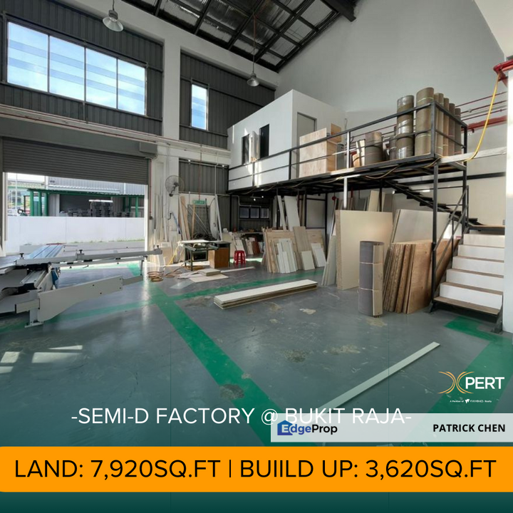🏭 Semi-D Factory for Sale @ Bukit Raja Industrial Park, Klang, Setia Alam, Selangor, Klang
