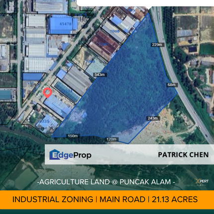 🏭 Main Road Industrial Zoning, Jalan Puncak Alam Jaya, Bandar Puncak Alam, Selangor, Selangor, Bandar Puncak Alam