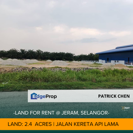 2.4 Acres Industrial Land for Rent @ Jalan Kereta Api Lama, Jeram Kapar, Klang, Selangor, Selangor, Klang