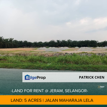 5 Acres Industrial Land for Rent @ Jalan Maharaja Lela, Jeram, Jeram Kapar, Klang, Selangor, Selangor, Klang