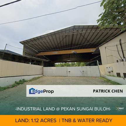 1.12 acres industrial Land @ Kampung Baru Sungai Buloh, Sungai Buloh, Selangor, Selangor, Sungai Buloh