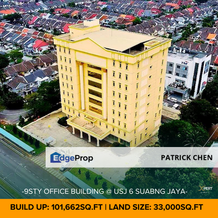 FREEHOLD 9sty Office Building @ USJ 6, Subang Jaya, Selangor 🏢, Selangor, Subang Jaya