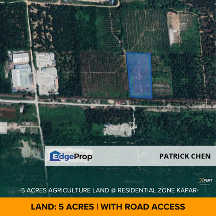 RM23psf- Agricultural land in residential zone Kapar, Selangor, Selangor, Kapar 