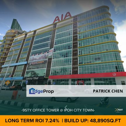 7.24% ROI Office Tower @ Ipoh Town City, Perak , Kuala Lumpur, KL City