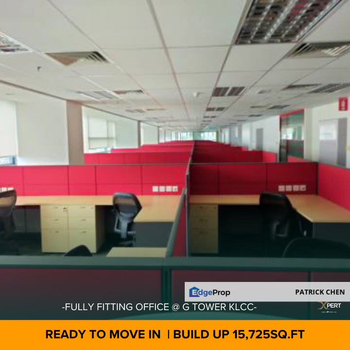 130 Work Stations | Fully Fitted MSC Office for rent @ G tower, KL City Centre, Kuala Lumpur, Kuala Lumpur, KLCC