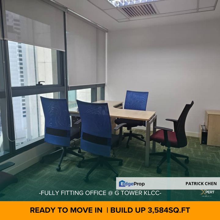 KLCC Fully Fitted MSC Office for rent @ G tower, KL City Centre, Kuala Lumpur, Kuala Lumpur, KLCC